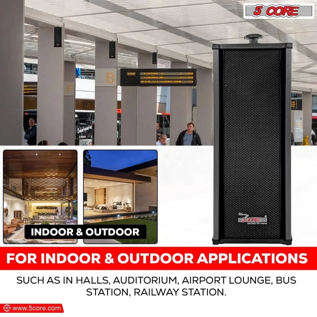 5Core 100W Indoor/Outdoor Stereo Speakers - DB AV Supplies