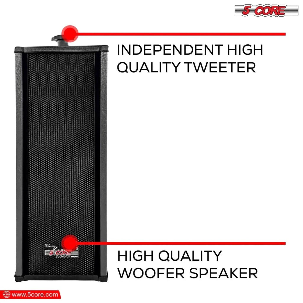 5Core 100W Indoor/Outdoor Stereo Speakers - DB AV Supplies