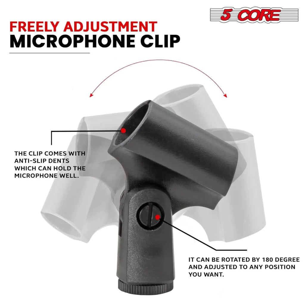 5Core Dynamic Instrument Microphone Professional XLR Cardioid Pencil Stick Condenser Mic - DB AV Supplies
