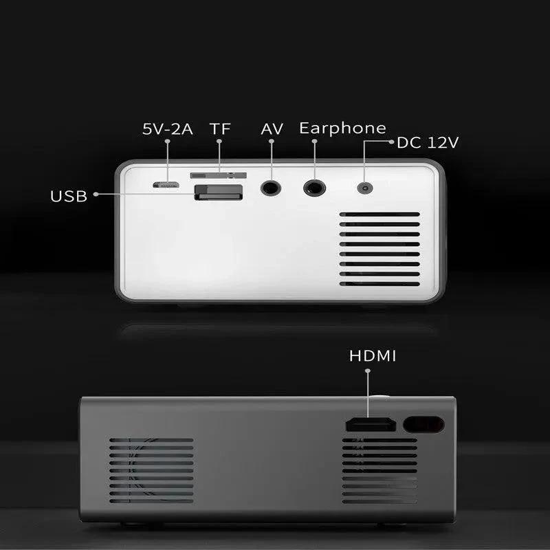 T300 HD 1080P Mini Projector – Portable Home & Event Projection Setup - DB AV Supplies